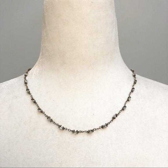 KumKum Sterling Silver and Zircon Necklace - Picture 1 of 6